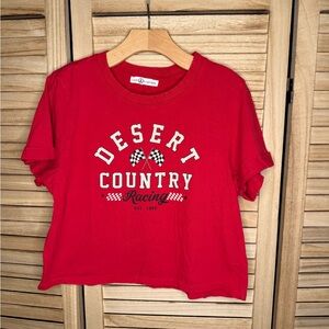 Racing Red Crop Top
